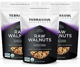 Terrasoul Superfoods Organic Raw Walnuts, 1 Lb (Pack of 3) - Chandler Variety | Fresh