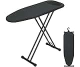 Ironing Board 43x13 with Iron Rest, RAINHOL Compact Iron Board Full Size with Thick Cover and Pad, Easy Storage Hange...