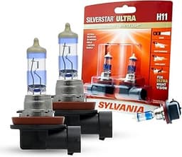 SYLVANIA - H11 SilverStar Ultra - High Performance Halogen Headlight Bulb, High Beam, Low Beam and Fog Replacement Bu...