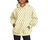 Trendy Queen Womens Hoodies Oversized Sweatshirt | Cozy Fleece Sweaters, Basic Pullover Shirts, Large Kangaroo Pocket...