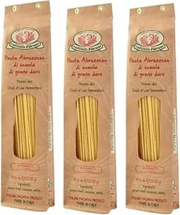 Rustichella d'Abruzzo Spaghetti (Pack of 3) 500g Each - Classic Italian Long Pasta with Superior Flavor & Texture - P...