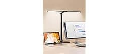 CHARYJOD LED Desk Lamp for Office Home, Height Adjustable Architect Desk Light with USB Adapter, Stepless Dimming Des...