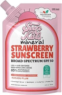 SunKids™ Mineral Sunscreen SPF 50 for Kids | 100% Natural Non-Nano Zinc Oxide | Reef Safe Dermatologist Tested | Broa...
