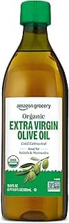 Amazon Grocery, Organic Extra Virgin Olive Oil, 16.9 Fl Oz