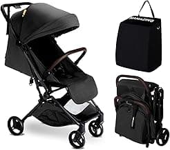 MAMAZING Ultra Air Lightweight Baby Travel Stroller with Carbon Fiber Frame, Compact & Airplane-Friendly, One-Handed ...