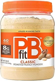 PBfit 30 Ounce Classic Peanut Butter Powder, Powdered Peanut Butter Spread From Real Roasted Peanuts, 8g of Protein 8...