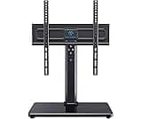 PERLESMITH Universal Swivel TV Stand for 24-60 inch TVs up to 99 lbs, 12 Height Adjustable Table Top TV Stand, TV Bas...