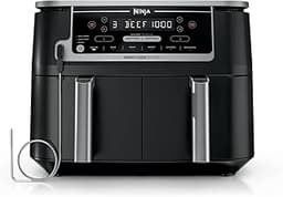 Ninja Foodi 10 QT 6-in-1 DualZone Smart XL Air Fryer, 2 Independent 5QT Baskets, Smart Cook Thermometer, Match Cook, ...
