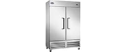 CHUMART 54" W Commercial Freezer with 2 door Stainless Steel 49 Cu. Ft Reach-in Freezer Auto-Defrost Fan Cooling Free...