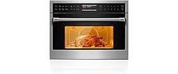 AAOBOSI 24 Inch Built in Microwave Oven,1.6 Cu.Ft Wall Microwave Convection Ovens Air Fryer Combos, 1000Watt Power Se...