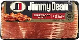 Jimmy Dean, Applewood Smoked Bacon, 12 oz (Prop 12 Compliant)