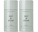 Salt & Stone Aluminum Free Deodorant | Extra Strength 48 Hour Protection for Women & Men | Made with Seaweed Extracts...