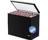 Kismile 7.0 Cubic Feet Chest Freezer with 3 Removable Basket, Free Standing Top Open Door Compact Deep Freezer with A...