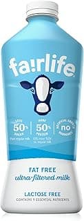 Fairlife Fat Free Ultra Filtered Milk, Lactose Free, 52 Fl Oz
