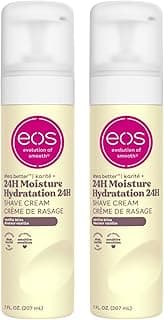 eos Shea Butter Shave Cream - Vanilla Bliss, 24H Moisture Hydration, 7 fl oz, (Pack of 2)