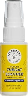 Beekeeper's Naturals Propolis Throat Soother Spray w/ Menthol - Fast Relief