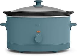 bella 6.0 Qt Manual Slow Cooker, Ceramic Nonstick Coating, 3 Temperature Settings, Dishwasher Safe Stoneware Pot and ...