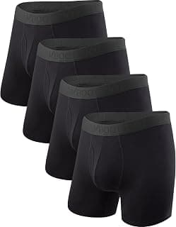 BAMBOO COOL Ultra Soft Mens Underwear Boxer Briefs Multi-pack