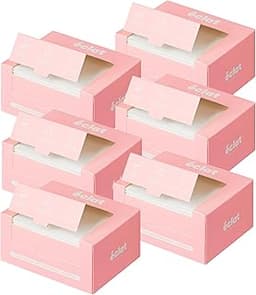 ÉCLAT Disposable Plant-Based Face Towels, Ultra Soft Viscose EF Embossed Cloths for Daily Skincare, Makeup Removal, C...