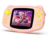 16 Bit Handheld Game for Kids-Preloaded 300 Retro Video Games,3.2" HD Screen,Portable Retro Gaming Console with Adjus...