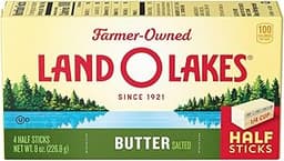 Land O Lakes Quarter Salted Butter, 8 Ounce -- 12 per case.