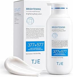 Brightening Body Lotion with 377 + 577, Helps Improve Uneven Skin Tone & Dark Spots Appearance, Deep Hydration for Dr...
