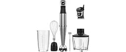 Turelar Immersion Blender Handheld Corded, 1100W 5 in 1 Hand Blender Set | Trigger Variable Speed, Emulsion Stick Mix...