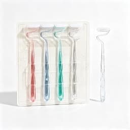 4 Pack Soft Bristle Toothbrushes,S-Shaped Vertical Toothbrush