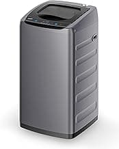 COMFEE' Portable Washing Machine, 0.9 cu.ft Compact Washer With LED Display, 5 Wash Cycles, 2 Built-in Rollers, Space...