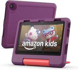 Amazon Fire HD 8 Kids tablet (newest model), ages 3-7. With bright 8" HD screen. Includes ad-free and exclusive conte...