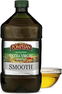 Pompeian Smooth Extra Virgin Olive Oil, Contains Polyphenols, First Cold Pressed, 101 Fl Oz
