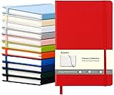 COMIX 12 Pack Lined Journal Notebooks, 240 Pages, Medium 5.5" x 8.3", Hardcover, Journaling Notebook for Work, Busine...