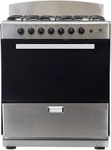 Magnificent Chef 30" Gas Range, 4.0 Cu Ft Space Saver Oven, Stainless Steel | 3 Ultra-Fast & 3 Fast Burners, Cast Iro...