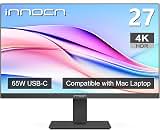INNOCN 27" 4K USB-C Monitor for Laptop MacBook/Mac mini - 16:9 IPS 3840 x 2160 Display, HDR400, DeltaE<2, DisplayPort...