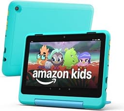 Amazon Fire HD 8 Kids Pro tablet (newest model), ages 6-12. Bright 8" HD screen, includes ad-free content, parental c...