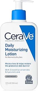CeraVe Daily Moisturizing Lotion for Dry Skin, Body Lotion & Face Moisturizer with Hyaluronic Acid and Ceramides, Dai...