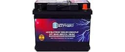 Mighty Max Battery MM-H5 Start and Stop Car BCI Group Size 47 12V 60 AH, 100RC, 680 CCA Rechargeable AGM Car Battery