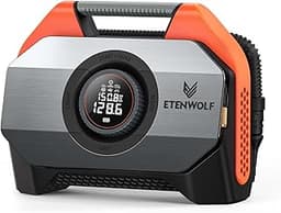 ETENWOLF VORTEX S6 Tire Inflator Portable Air Compressor, Cordless Air Pump