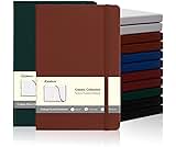 COMIX 12 Pack Lined Journal Notebooks for Women & Men, 240 Pages, Medium 5.5" x 8.3", Hardcover, Journaling Notebook ...