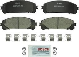 BOSCH BC1324 QuietCast Premium Ceramic Disc Brake Pad Set - Compatible with Select Lexus NX200t, NX250, NX300h, NX350...