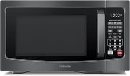 Toshiba ML-EM31P(BS)/CA Microwave Oven with Smart Sensor Easy Clean Interior, ECO Mode and Sound On-Off, 1.2 Cu. ft, ...