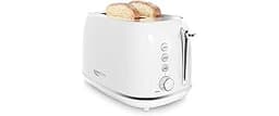 Keenstone Toaster 2 Slice, Retro Wide Slot Stainless Steel Toaster with 6 Browning Levels, Reheat & Defrost, for Bage...