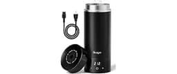 Portable Electric Kettle 15oz, 1°F Precise Temp Control, UL Certified | 120V, 316 Stainless Steel, Anti-Scald Steam T...