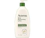 Aveeno Daily Moisturizing Body Lotion, Body Lotion for Dry Skin with Prebiotic Oat, Paraben Free, Fragrance Free, Non...