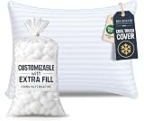 Beckham Hotel Collection Adjustable Cooling Pillow for Sleeping, Queen Size | Cooling Pillow for Hot Sleepers, Adjust...