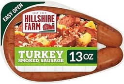 Hillshire Farm Turkey Smoked Sausage, 13 oz | Fully cooked; ready in minutes; great for grilling & cookouts