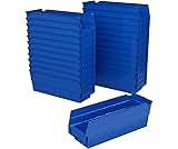 Akro-Mils 30120 Plastic Shelf Bins, Heavy Duty Storage Bins for Garage, Closet, and Drawer Organization, 12" x 4" x 4...