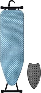 BKTD Compact Ironing Board 13 x 43, Iron Board with Heat Resistant Surface, Adjustable Height, Space Saving Table wit...