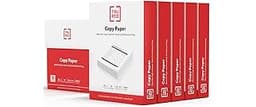 TRU RED Copy Paper, 8.5" x 11" Sheet Size, 92 Brightness, 20 lbs., Matte Finish White Paper (500 Sheets/Ream)