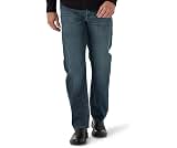 Wrangler Mens Men's Free-to-Stretch Relaxed Fit Jean